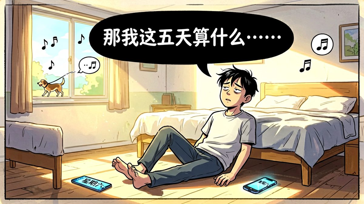 真相大白，五点起床的每一天都是自我感动