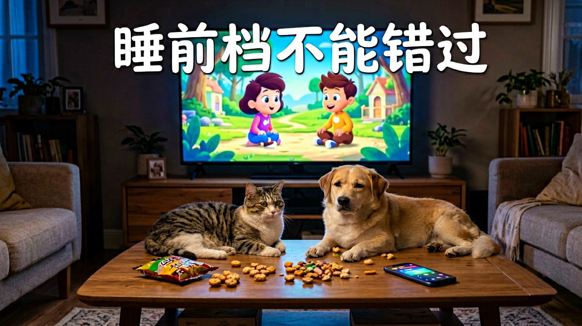 毛孩子们的追剧时光，比主人还懂娱乐