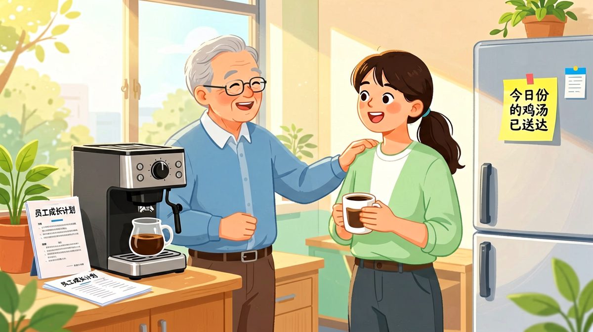 老板：年轻人要多锻炼！员工以为是健身补贴，结果是要给新同事端茶倒水一个月。