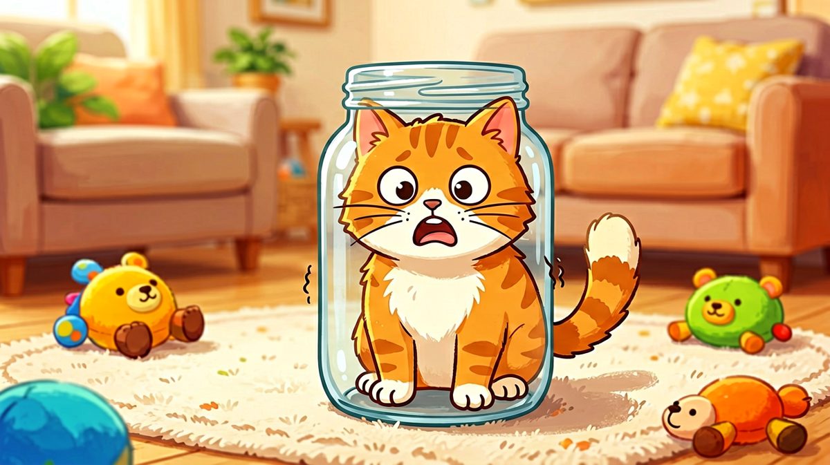 橘猫：当初是谁说这个罐子很酷的？