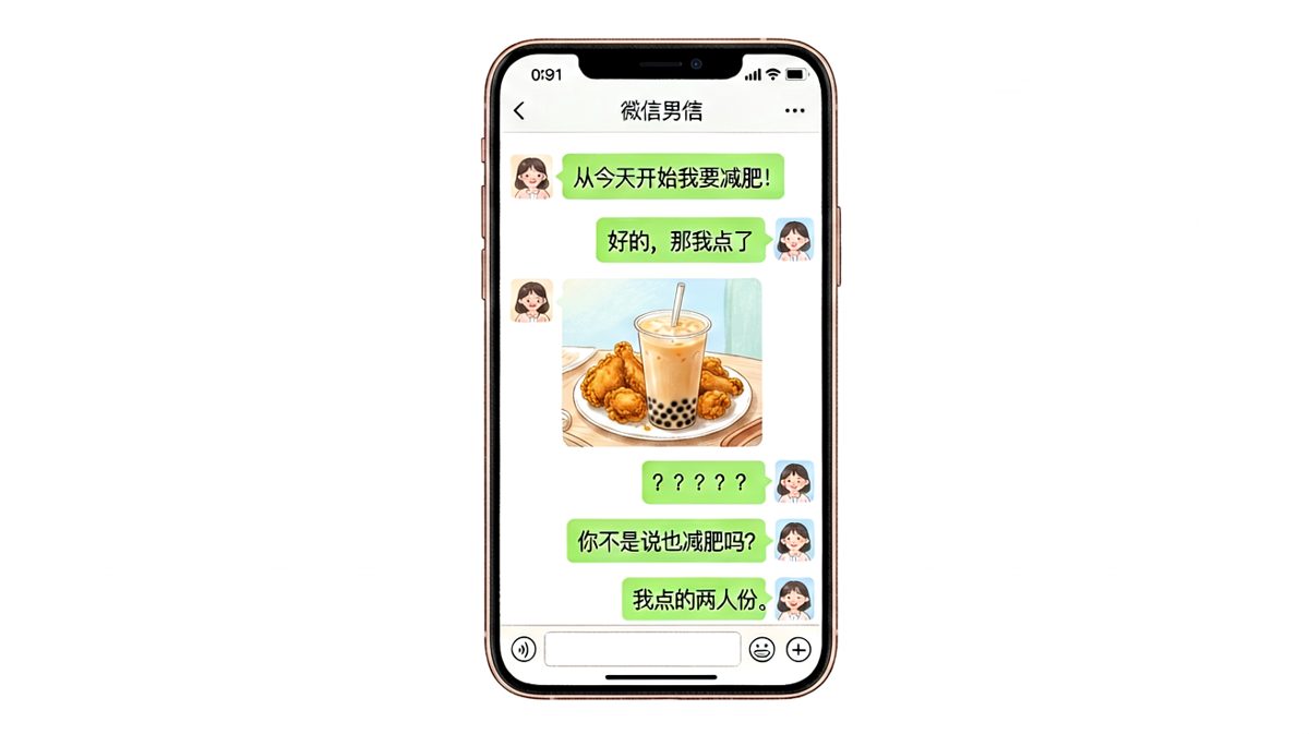 减肥flag倒得比谁都快