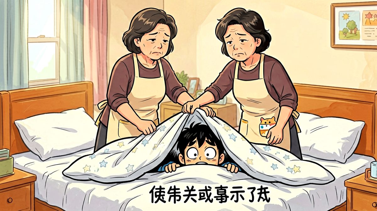 妈妈登场，终极技能：掀被大法