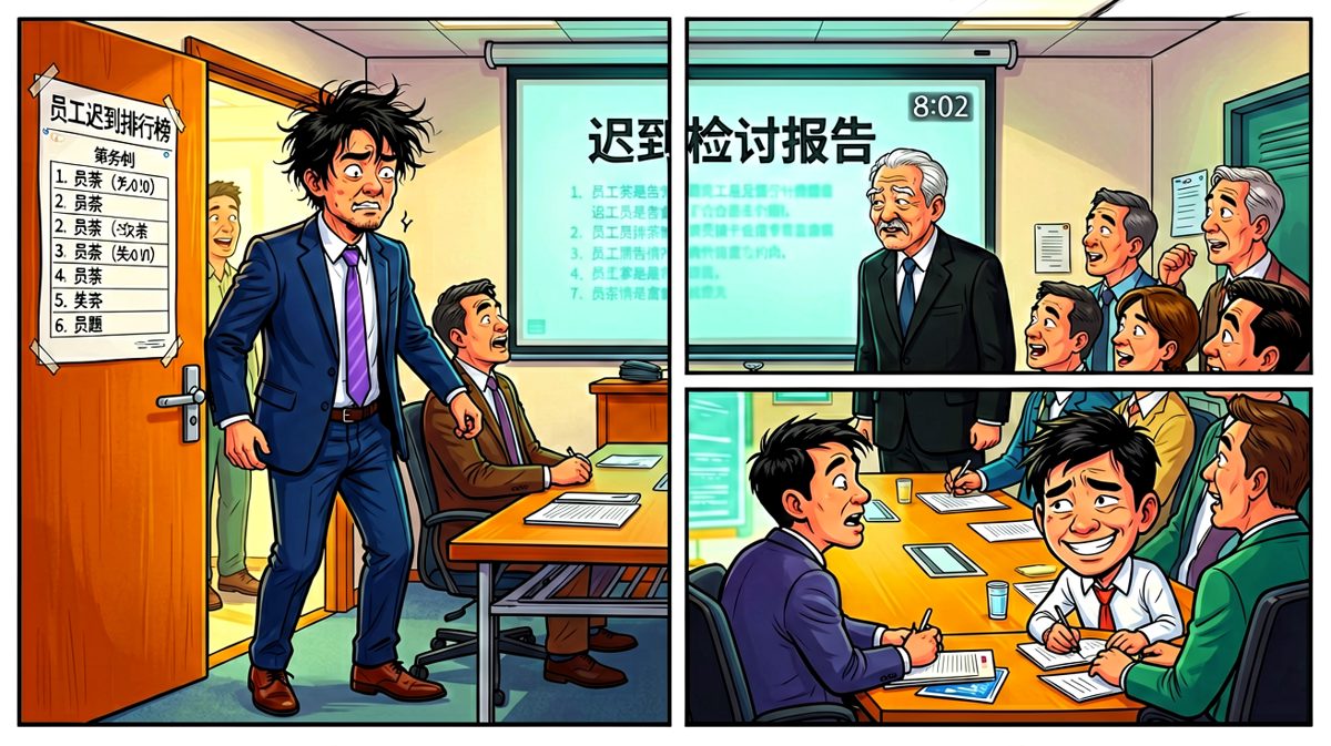 闹钟没响，但社死的钟声准时敲响