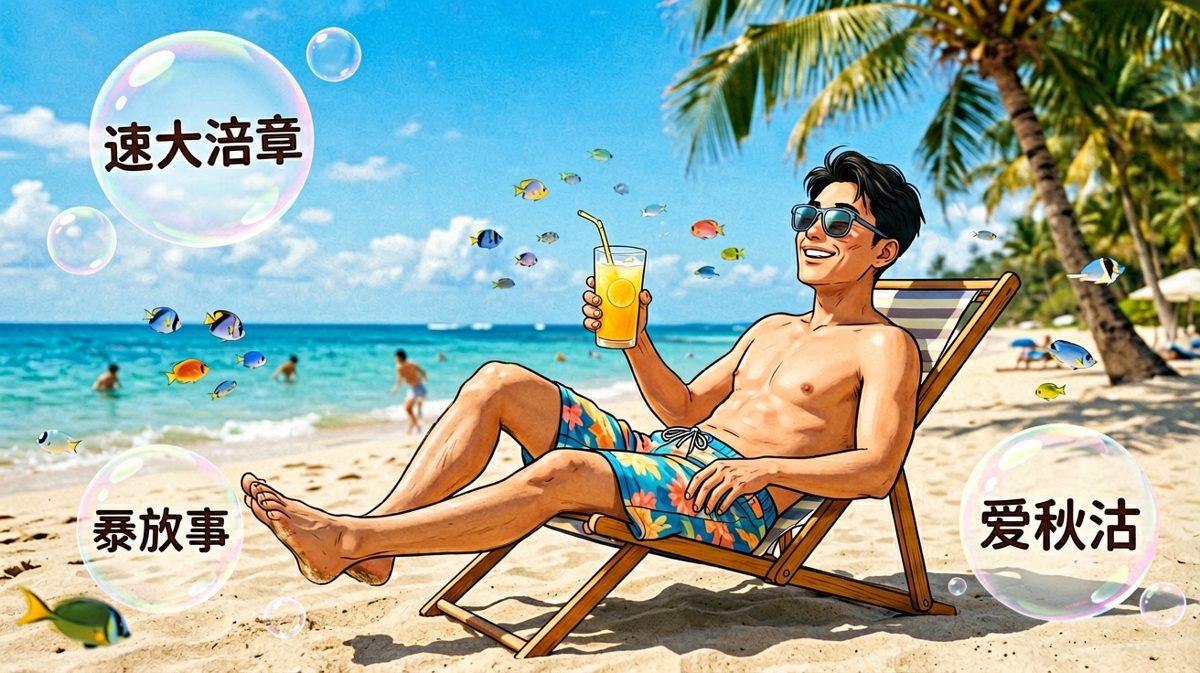 做梦自己已经躺在马尔代夫度假了