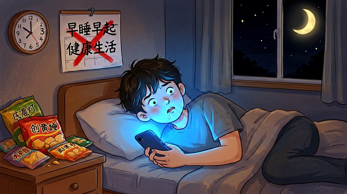 凌晨三点：再刷五分钟就睡——这是最大的谎言。