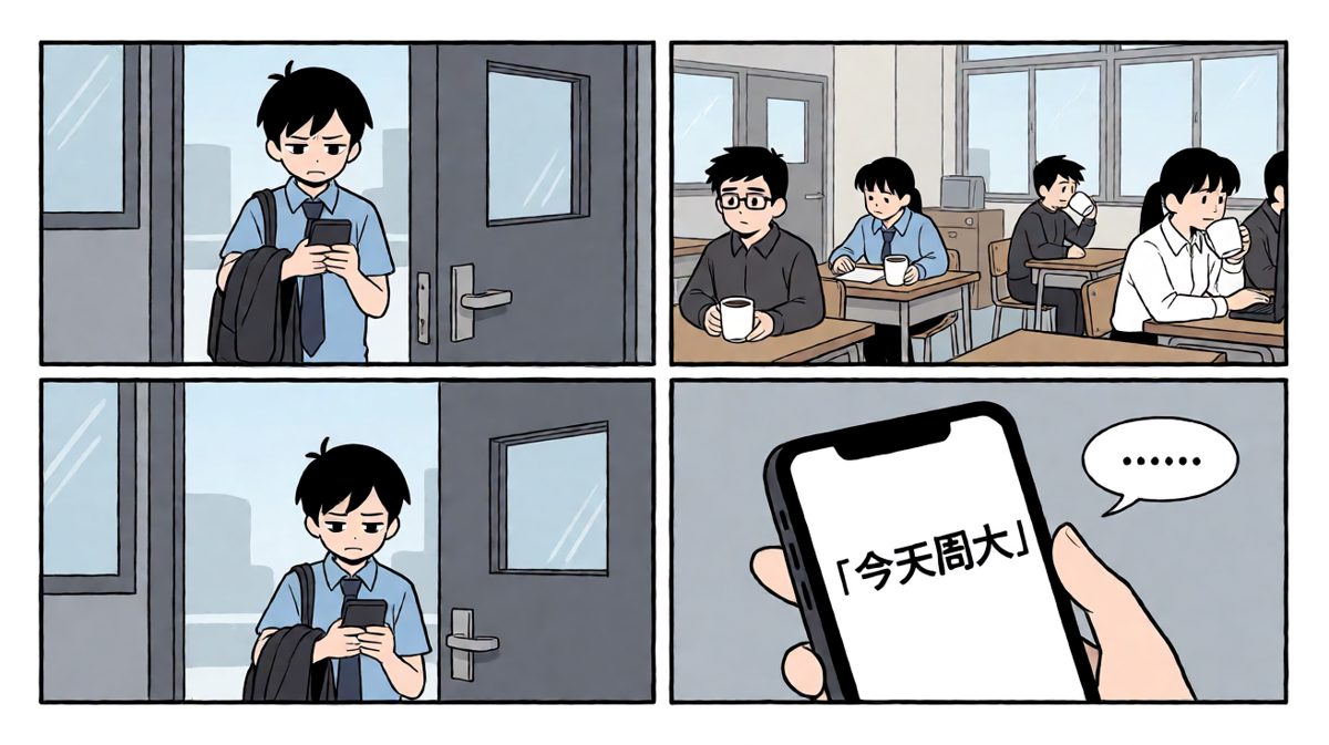 白激动了一场，原来是周末