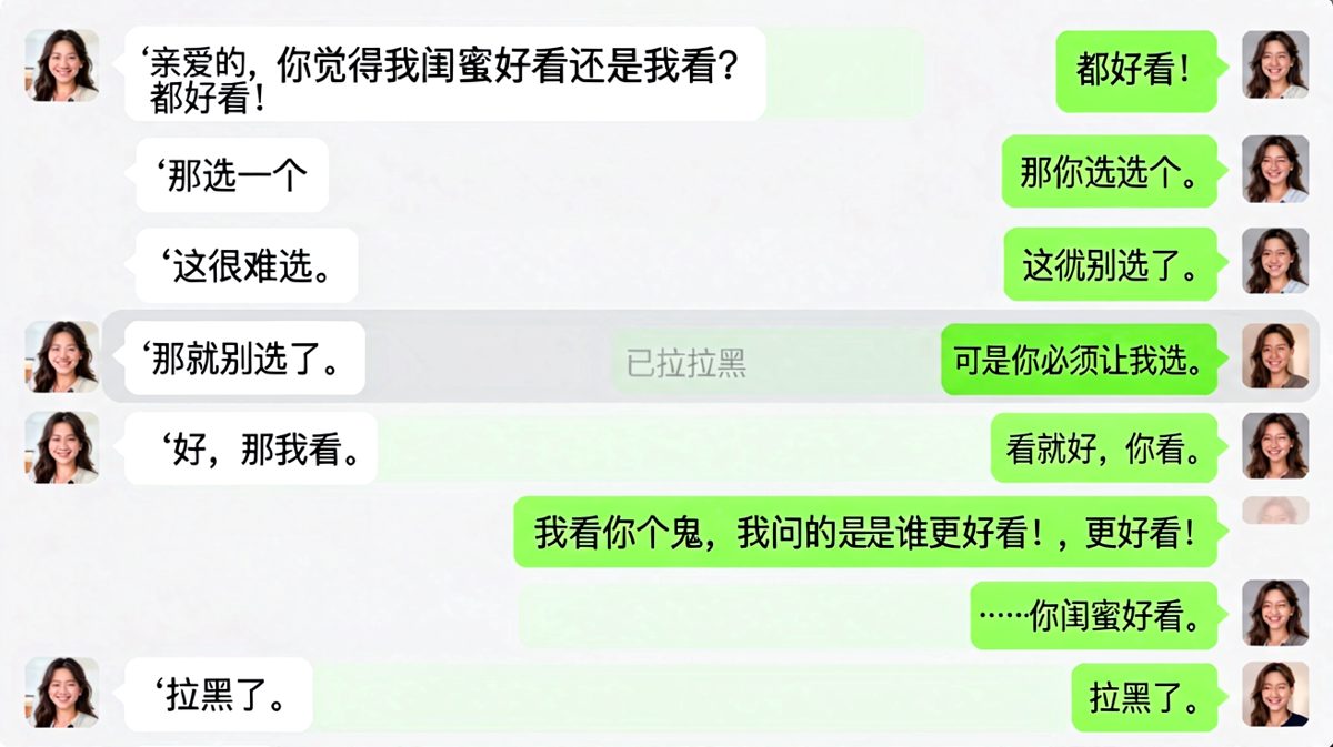 送命题里，他选择了错误的逃生通道
