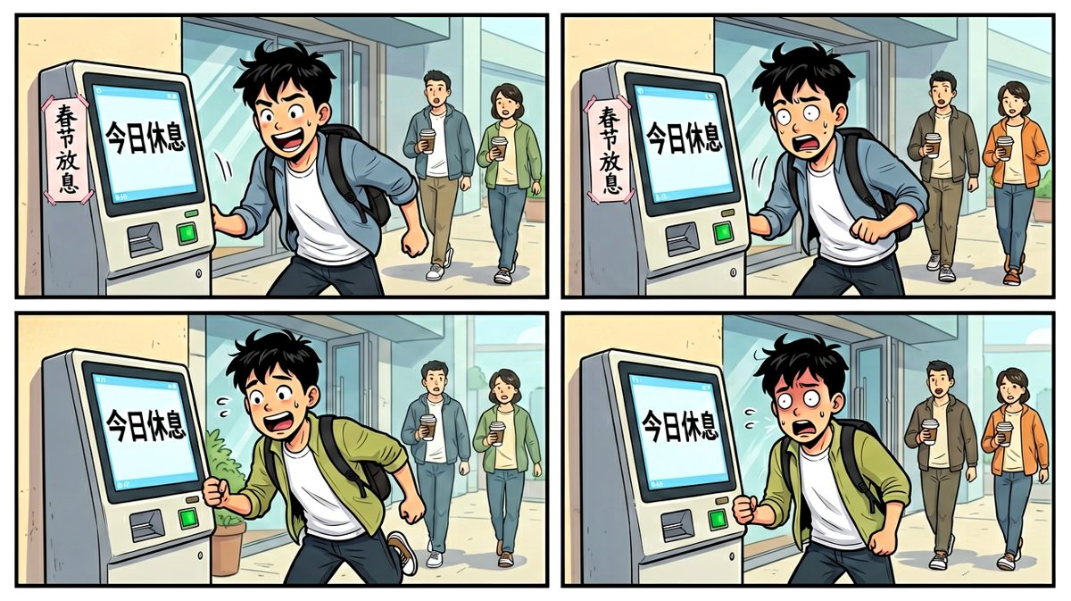冲到公司发现今天周末