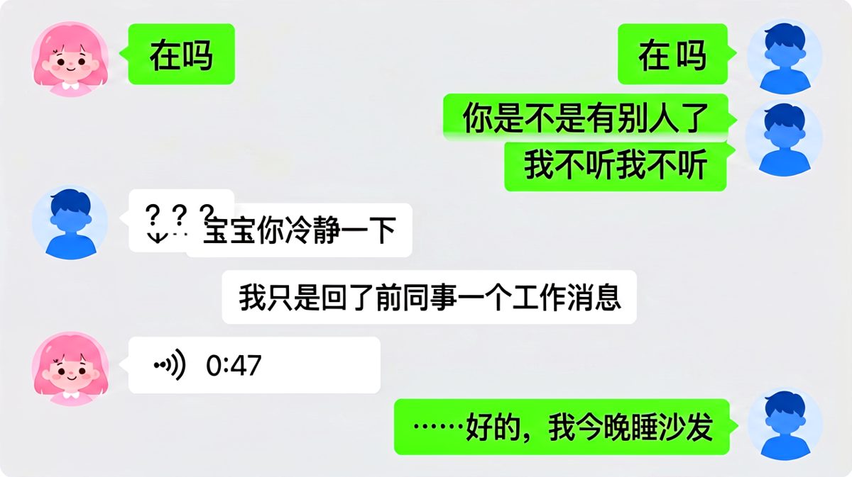 一场因回复速度引发的'血案'，男生用生命诠释了什么叫解释就是掩饰