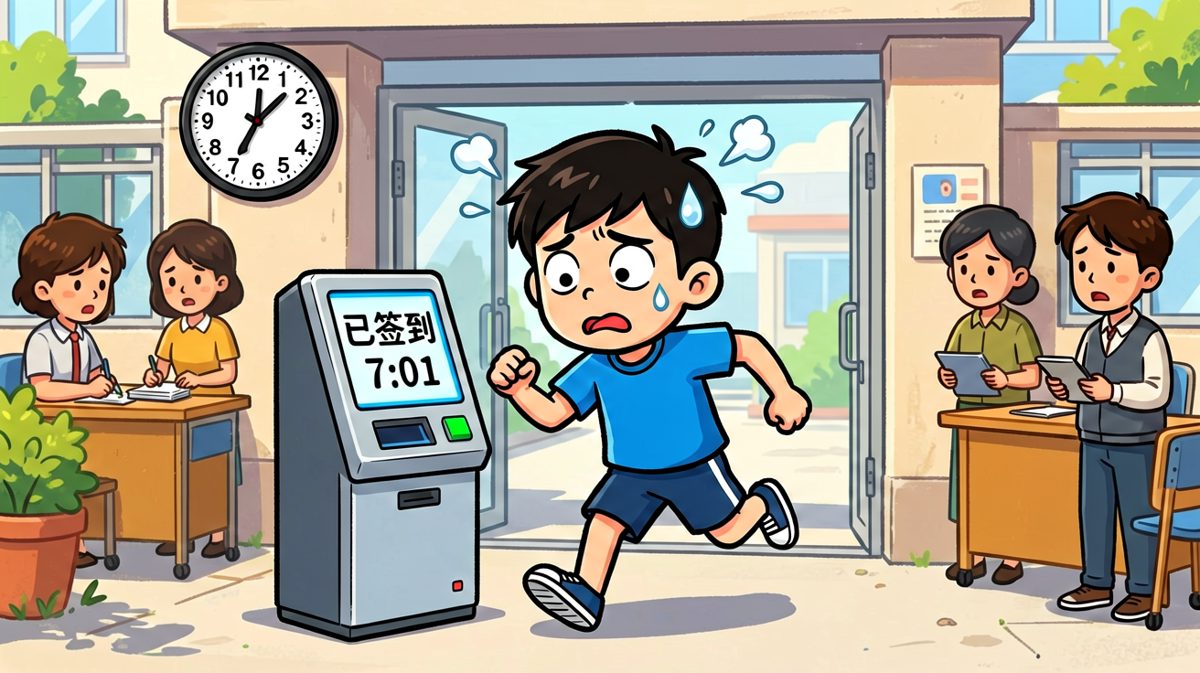拼尽全力还是迟到了一分钟……命运的捉弄！