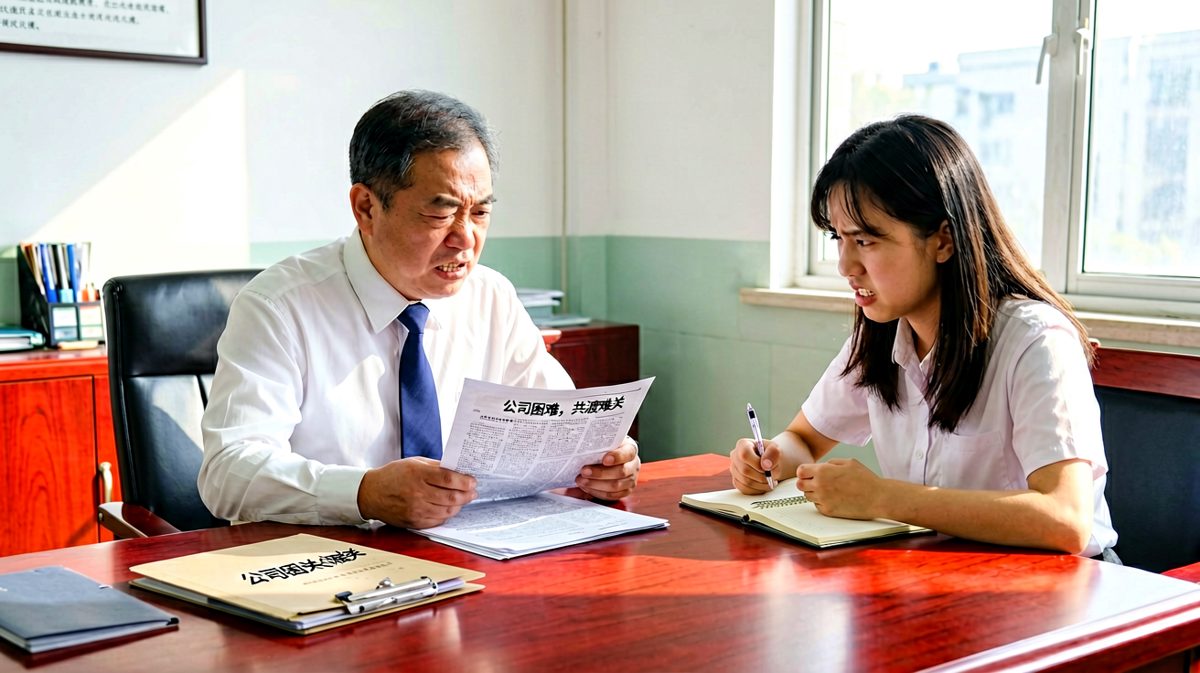 员工：老板我想加薪……老板：公司最近有困难。员工：那我换个需求，能休个带薪假吗？老板：批准，双倍！