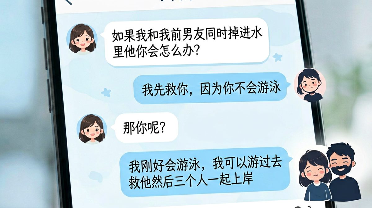 送命题被男生用高情商瞬间化解
