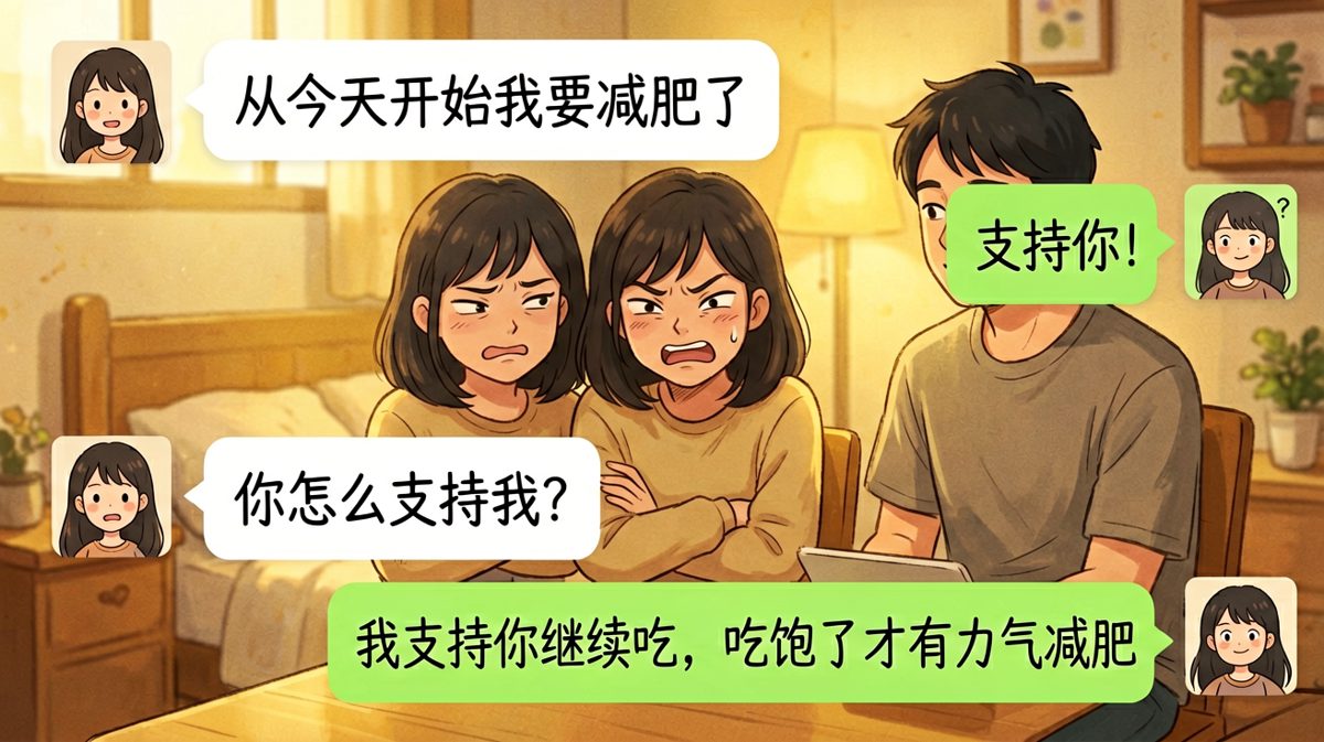减肥路上最大的绊脚石竟是男朋友本人