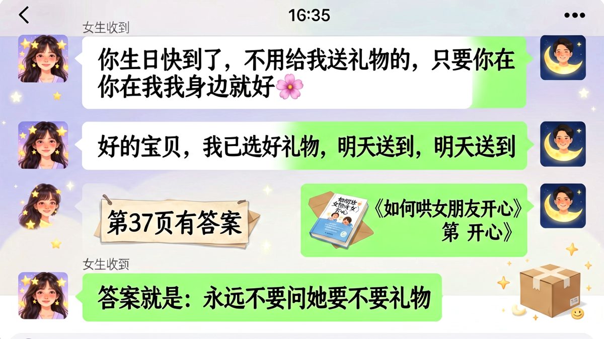 敷衍式礼物背后的求生欲教科书
