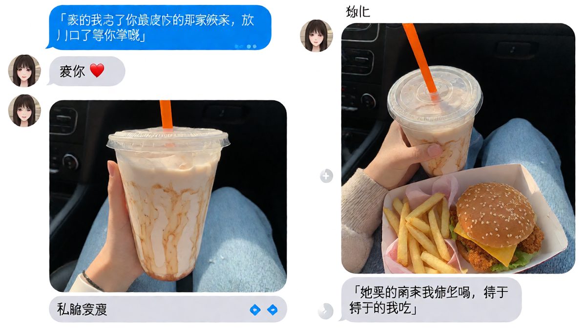 奶茶是你的，宵夜是我的