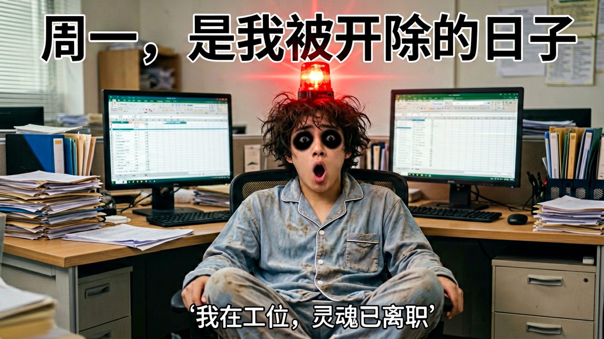 周一上班：肉体已到，灵魂还在床上