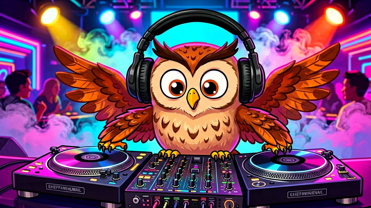猫头鹰DJ：黑夜才是我的主场