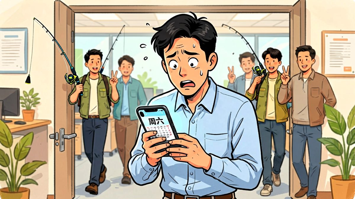 到公司才发现今天是周末