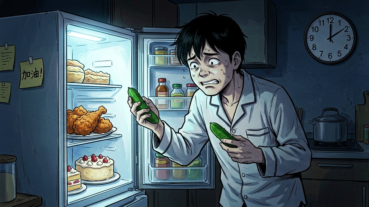 深夜的灵魂拷问：黄瓜还是炸鸡？