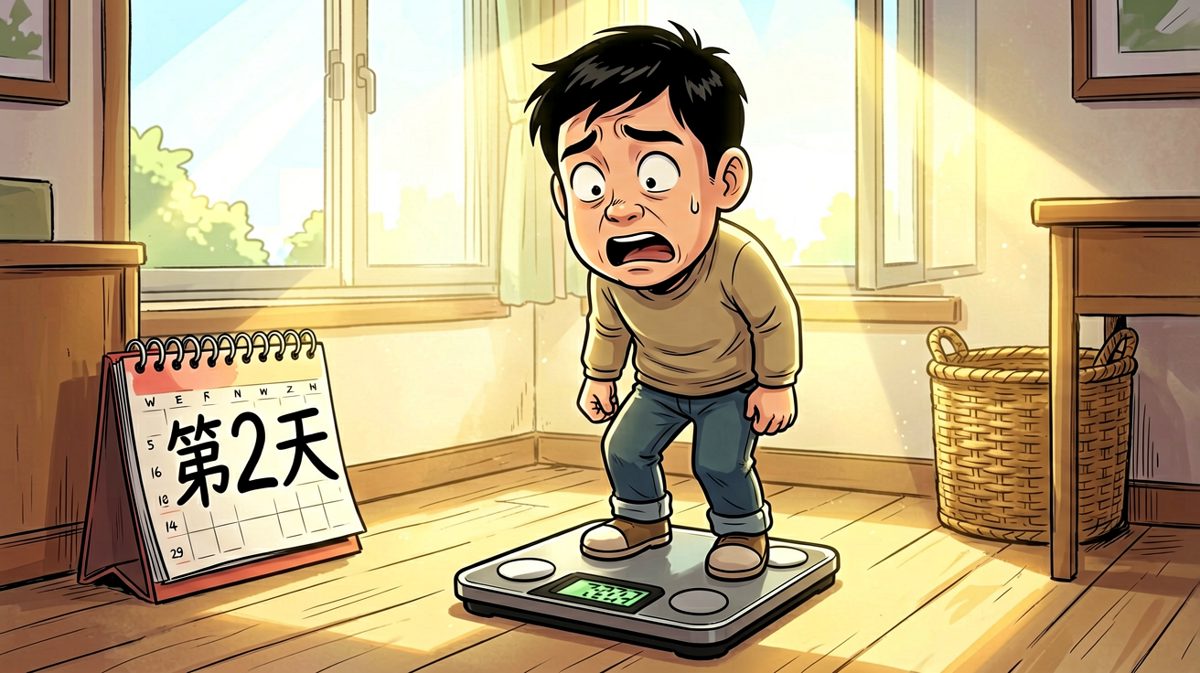 第二天上秤，命运给了我一记重拳。