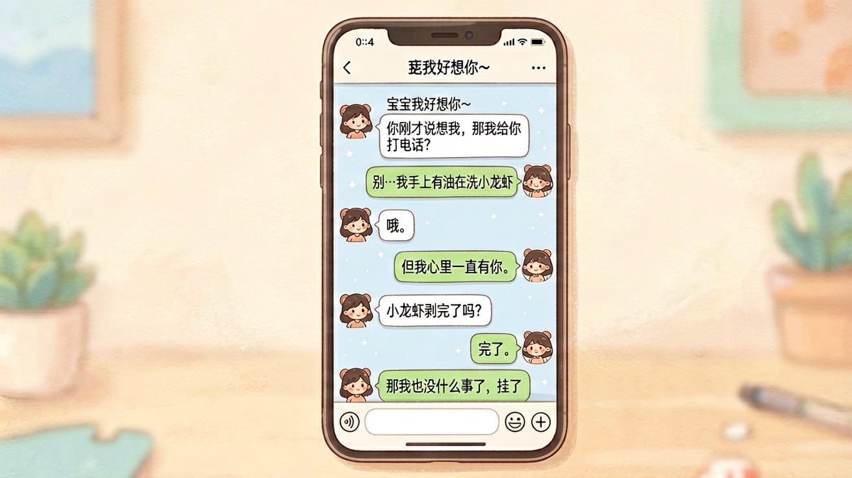 洗小龙虾也要秀恩爱，结果女生只关心虾剥没剥完