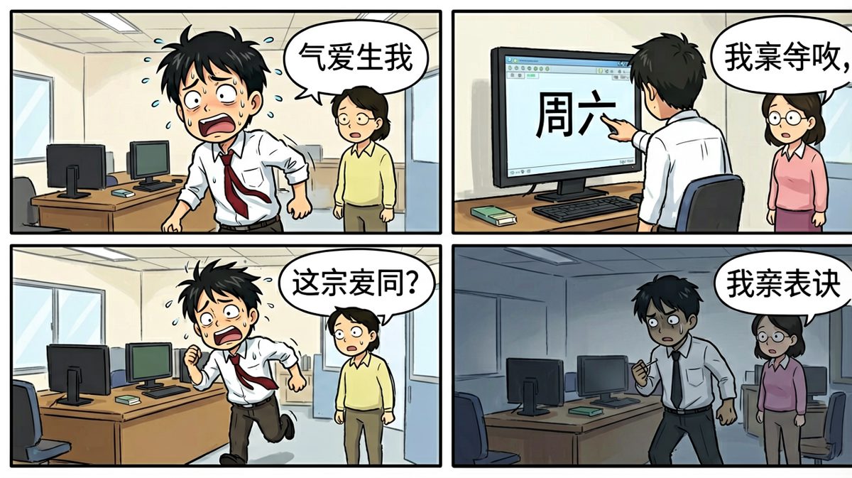 ……今天周六啊？？？