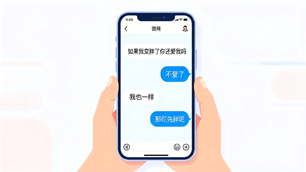 男生试探性问爱不变，结果被女生反将一军