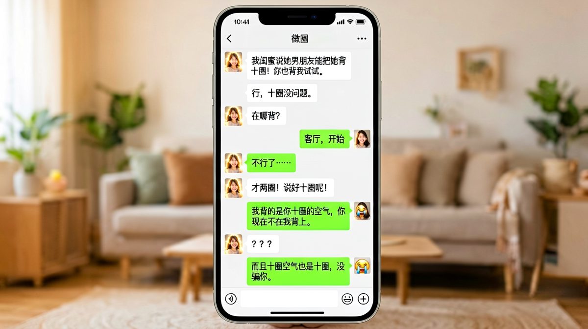 背十圈？背十圈空气也算数是吧。