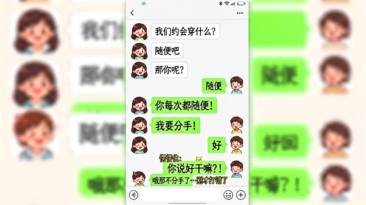 "随便"引发的血案，男生一句答错差点送命