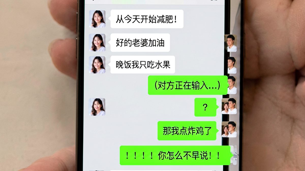 减肥宣言三秒后，炸鸡先到了