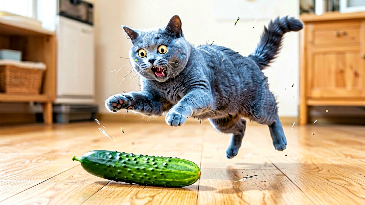 蓝猫：哪来的绿色毒蛇！！