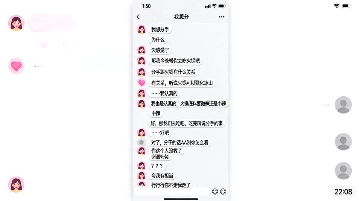 「火锅底料要微辣还是中辣」——用一顿火锅化解分手危机