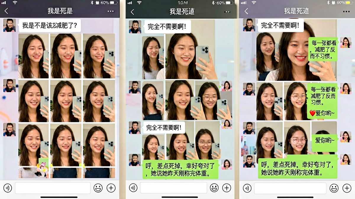 夸完女朋友一秒转头向兄弟求救，演技拉满