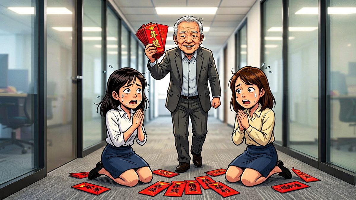 老板大手一挥说给大家发红包，员工感动得跪了——打开一看全是空白红包
