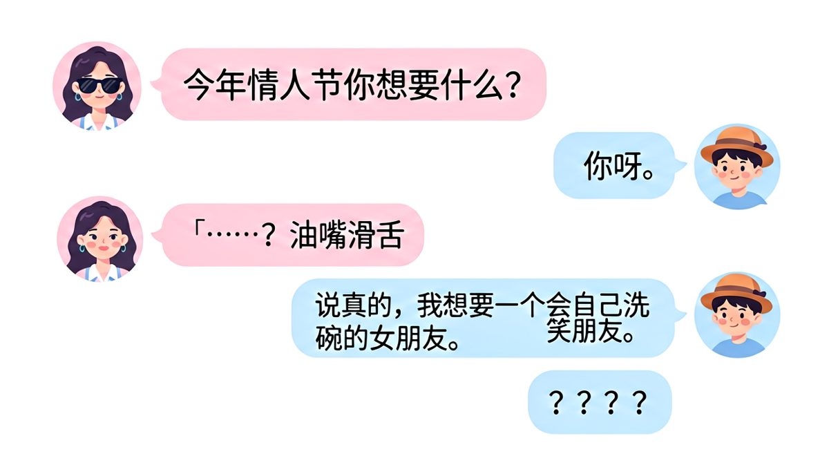 浪漫告白刚开头，画风就彻底跑偏。