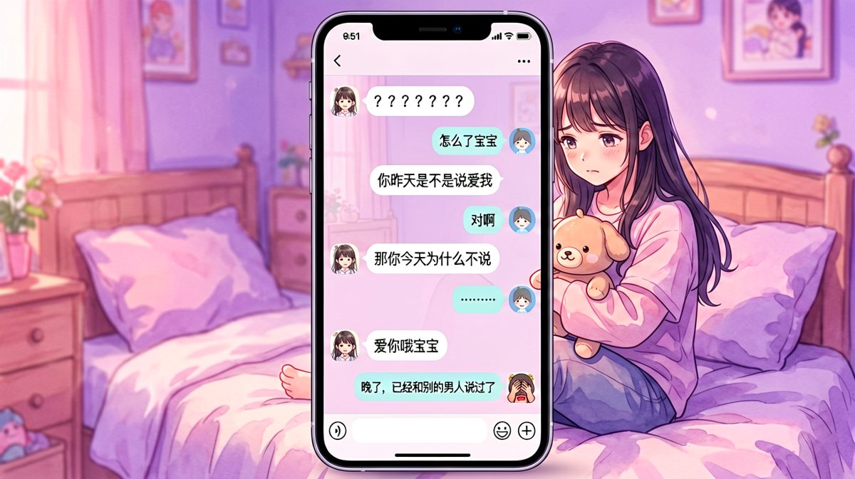 「爱你哦宝宝」—— 晚了一秒钟就错过一个男人