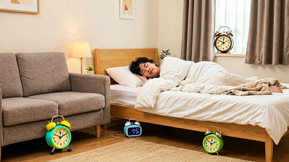 闹钟们各有藏身之处