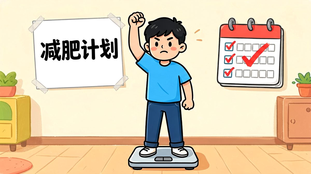 第一天：踌躇满志，誓要瘦成闪电