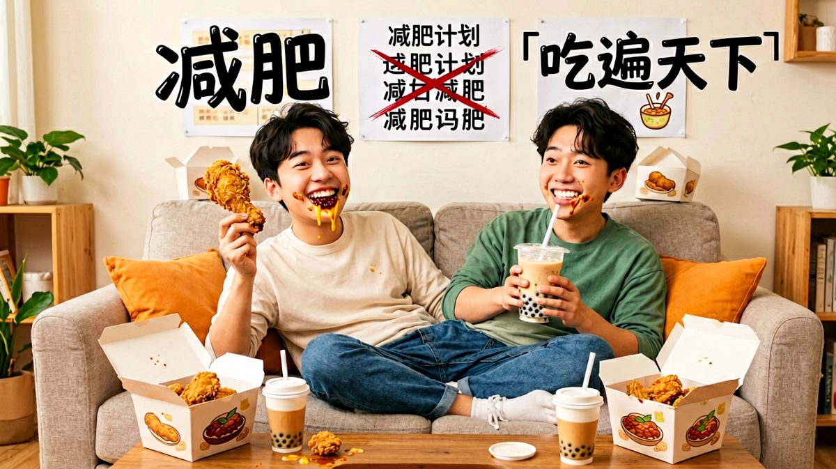 第七天：减肥什么的，吃饱再说！