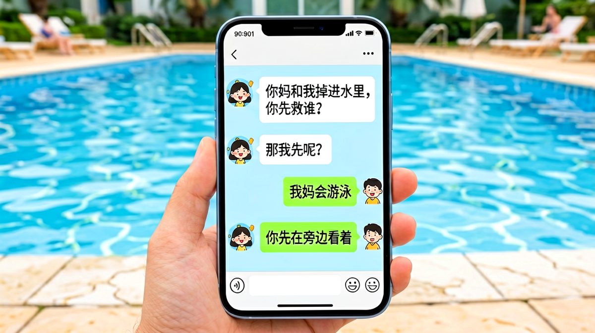 女友出难题，男友神回复化解危机