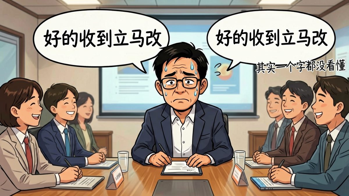 职场会议装懂实录