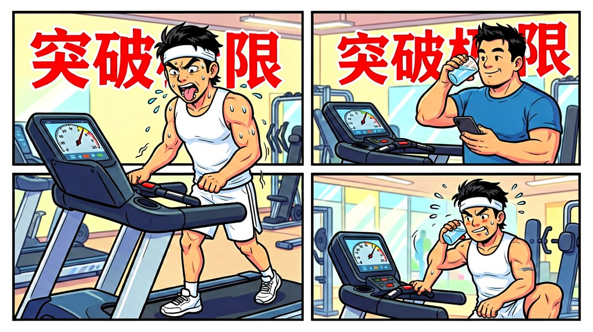 第一天训练，小明差点把自己跑废