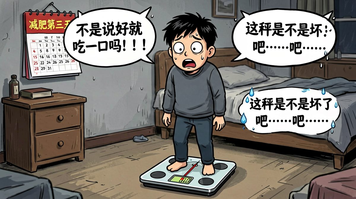 三天过去，体重不降反升