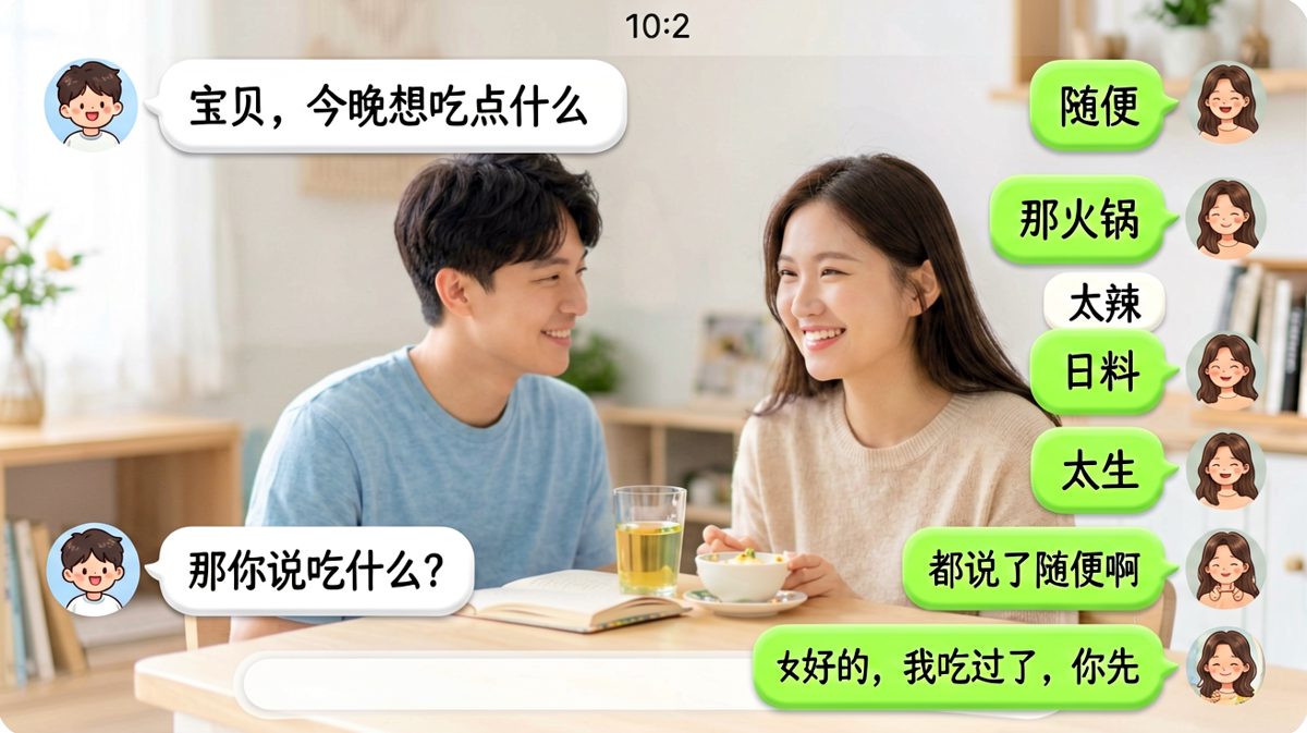 「随便」是情侣对话中最难的开放性试题
