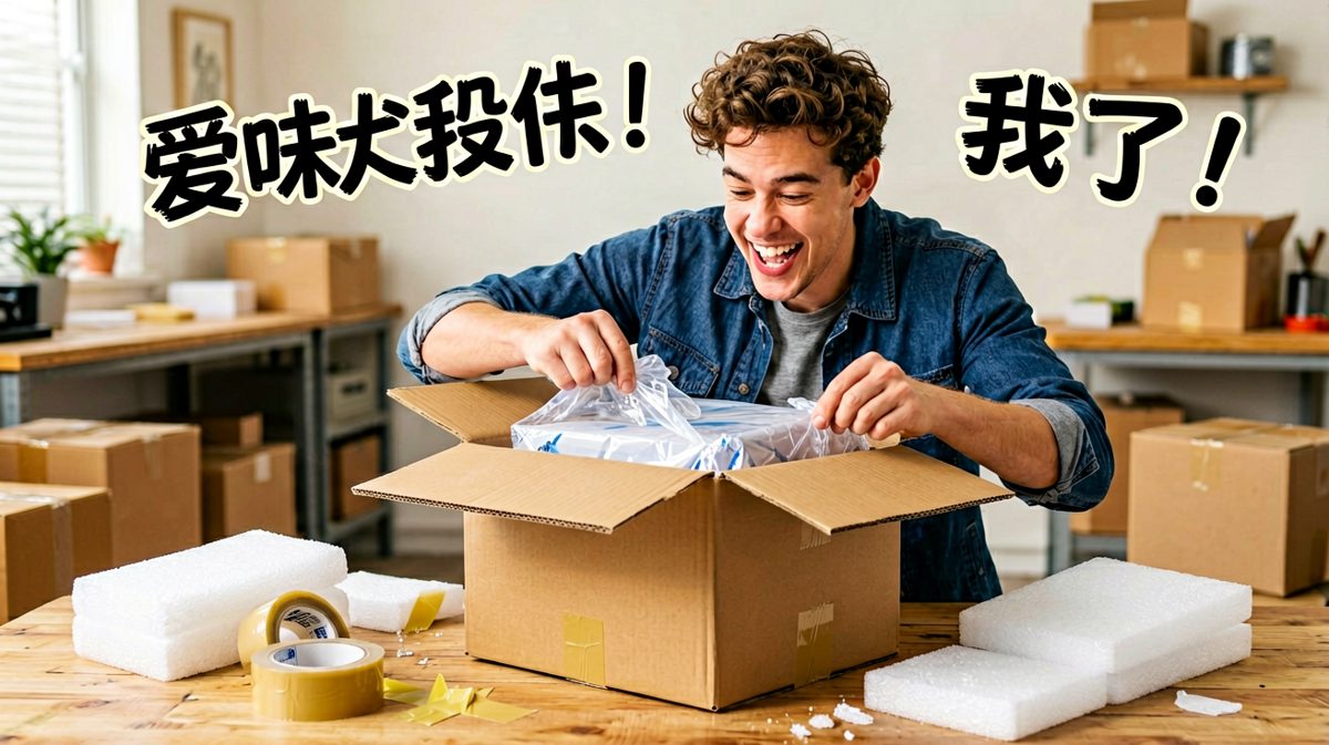 迫不及待要开箱了！