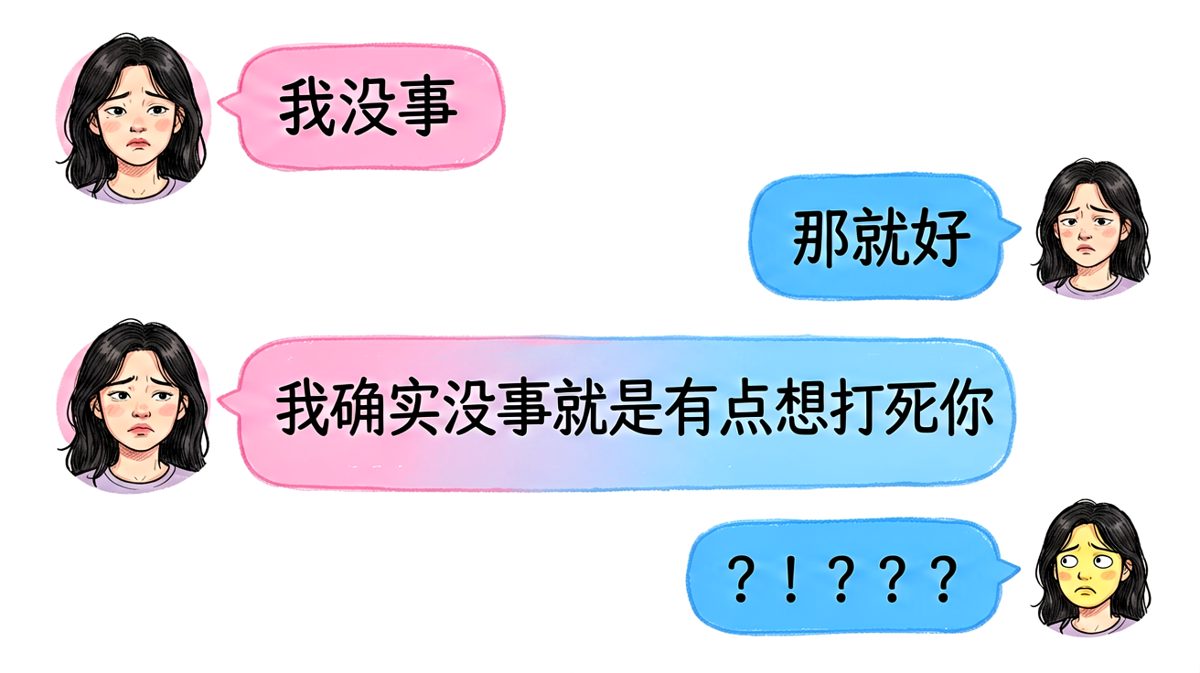 '我没事'背后隐藏的暴风雨预警