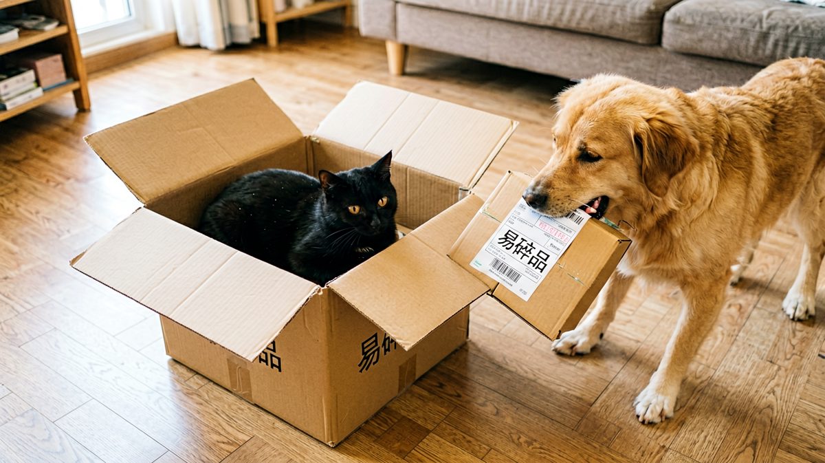 猫：这箱子已经写我的名字了。
