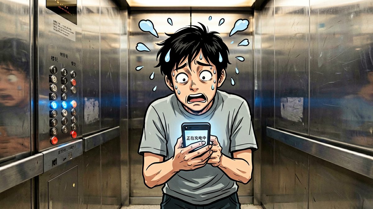 电梯里的社死瞬间，比我的人生规划还精彩。