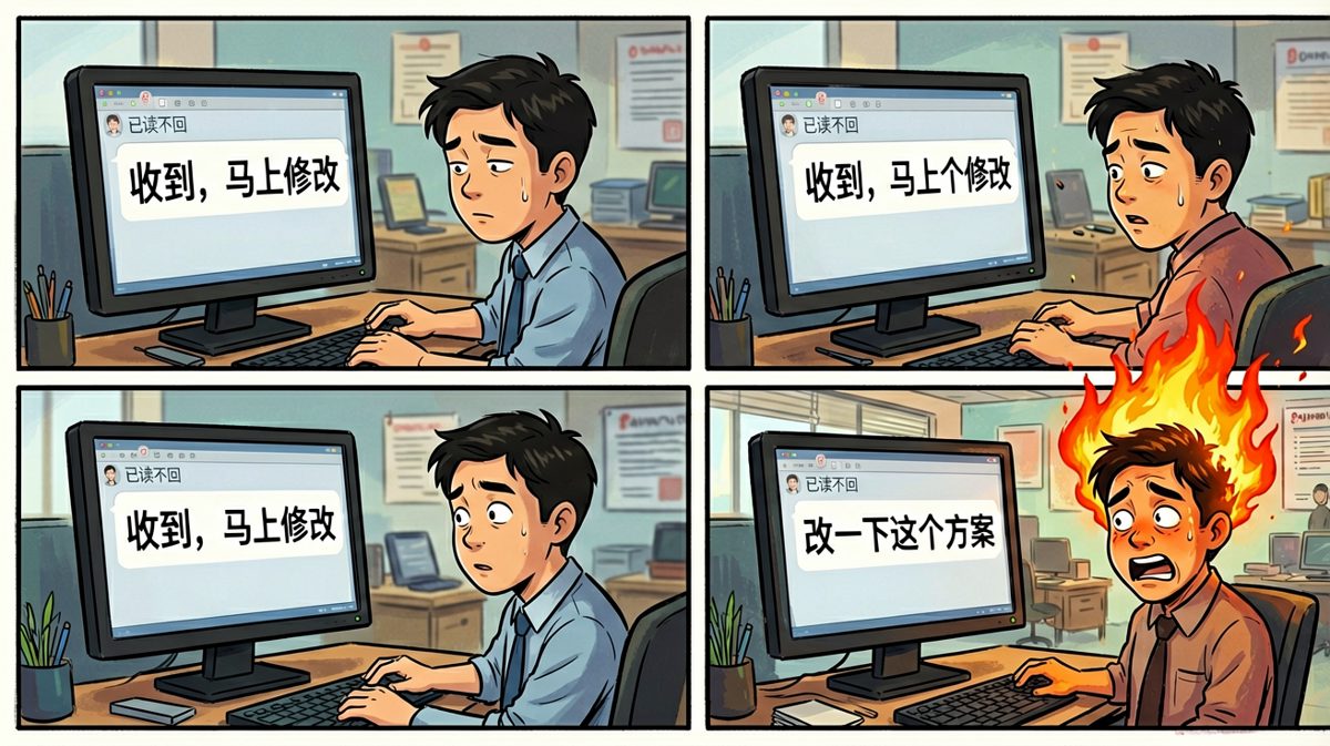 消息已读就是态度，回复已发就是体面。