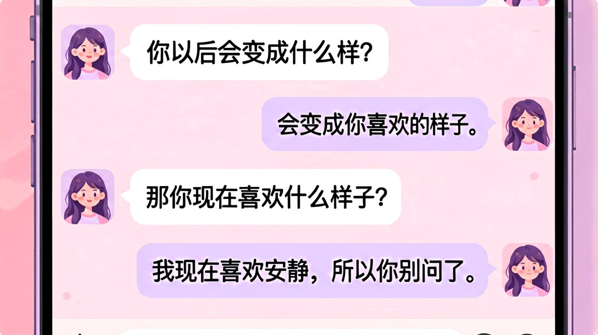从浪漫到沉默，只需要一句'别再问了'。